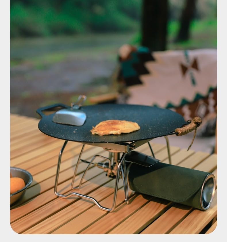 Takelablaze Camp Grill Portable Outdoor Grill Stainless Steel Folding Compact BBQ Camping Hiking Picnics - Image 4